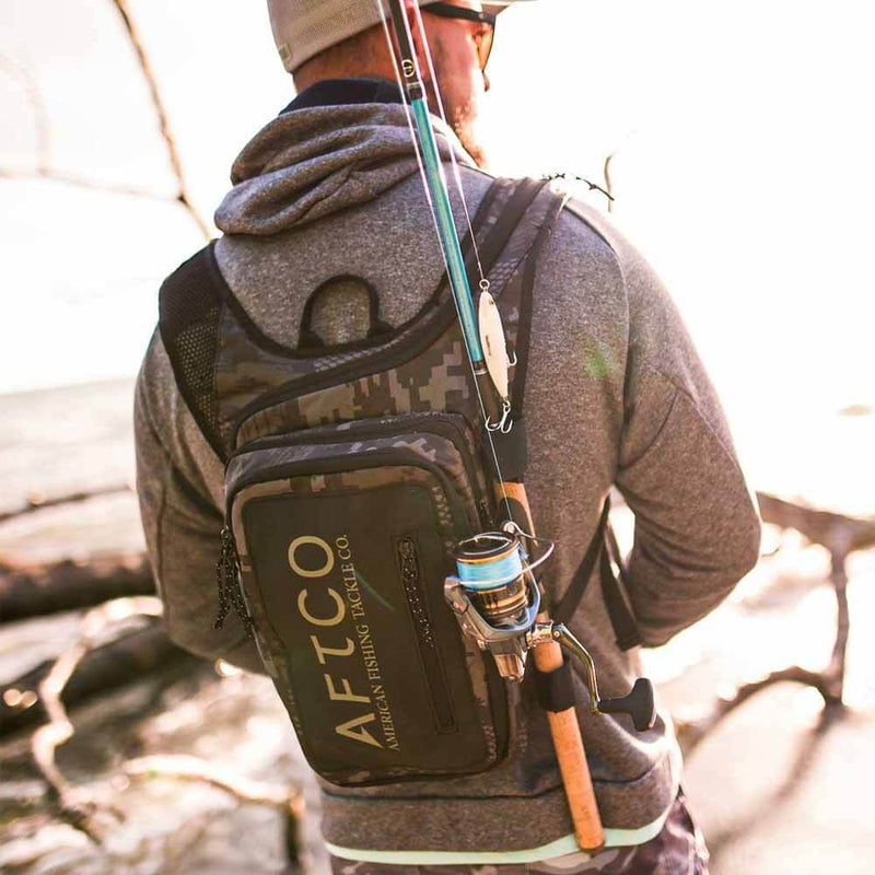 AFTCO's Tackle backpack has a place for everything