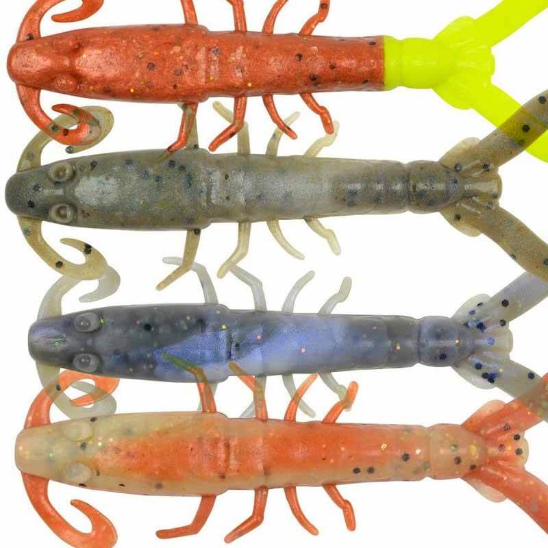 Berkeley gulp saltwater fishing lures/bait shrimp in plastic kit
