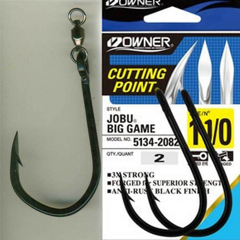 Owner Jobu Big Game Hook- Size 7/0, 5pcs – Mid Coast Fishing Bait