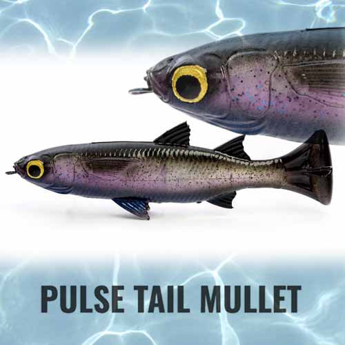 Savage Gear Pulse Tail Baitfish RTF - Black Gold - 4in