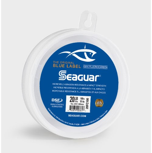 Seaguar 100YDS Clear Blue Label Fluorocarbon Leader - Capt