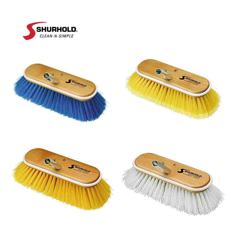 6 Deck Boat Brushes (Stiff, Medium, Soft, Extra Soft) - Shurhold