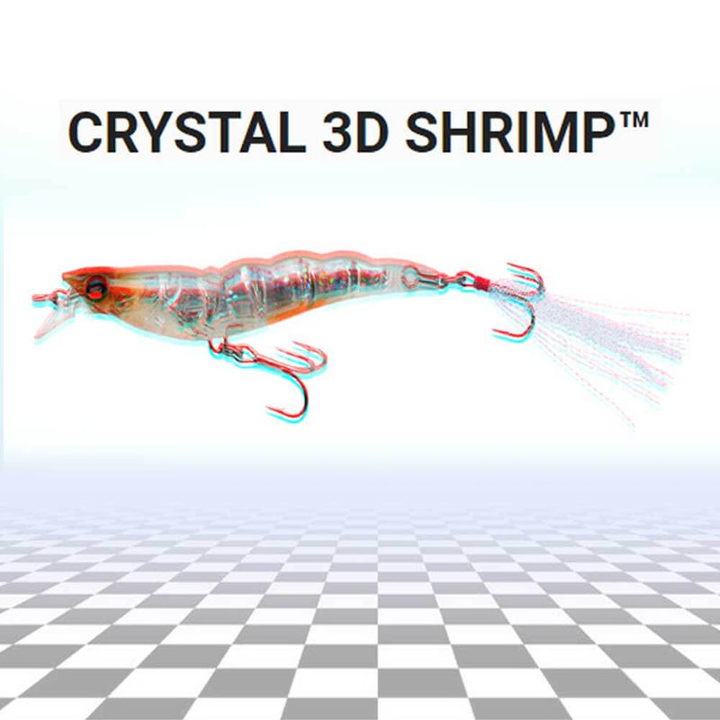 Yo-Zuri R1161 Crystal 3D Shrimp 2.75 IN Plug – Capt. Harry's Fishing Supply