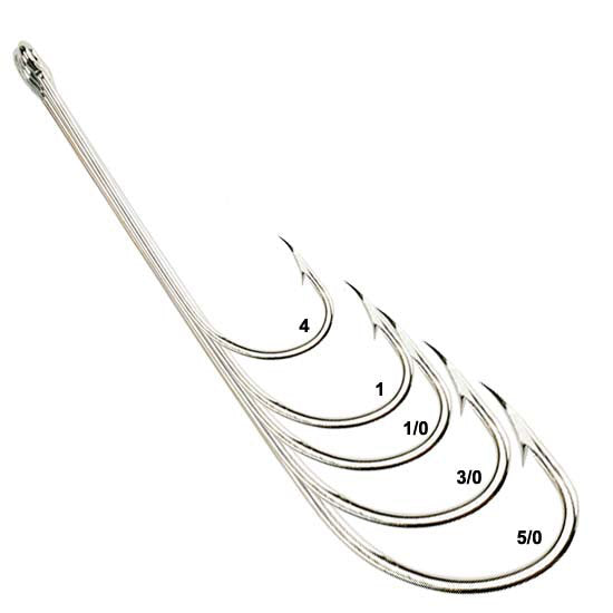 Eagle Claw 6190-8/0 S Guard Non-Offset 100Bx 8/0 Circle Hook