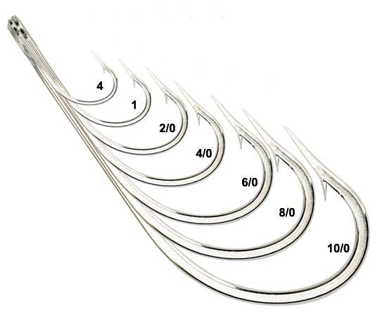 80 EAGLE CLAW 254 #2/0 OShaughnessy Hooks Salt Water 10 Packs of 8 $7.99 -  PicClick