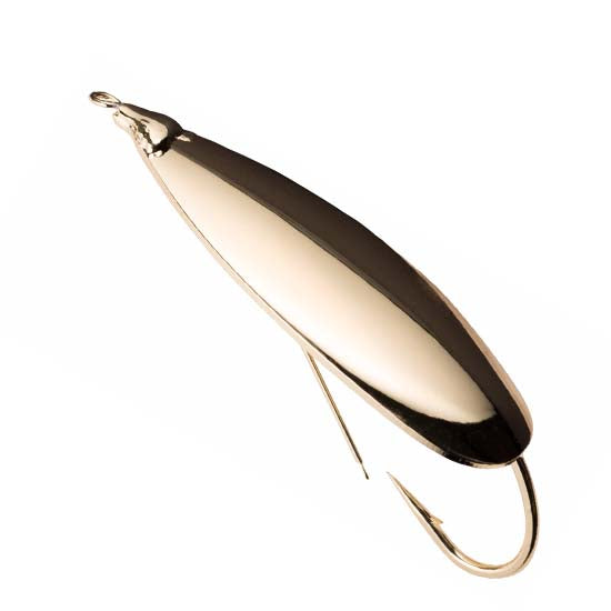 Johnson Silver Minnow Weedless Spoon Gold — Discount Tackle