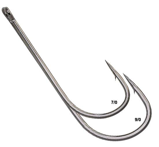 Hyaena 10pcs/lot 34007 Stainless Steel Fishing Hook Long Big Shank Saltwater  Hooks Fishing Accessories Tools