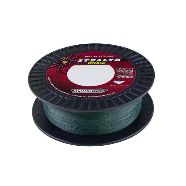 SpiderWire Stealth Braided Fishing Line - 100lb, Moss Green