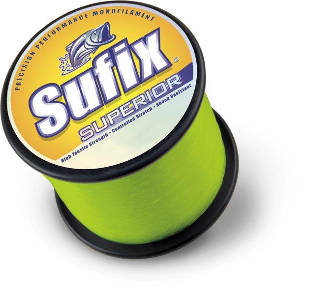 Sufix Superior 2Kg Spool Size Fishing Line (Clear, 40-Pound)