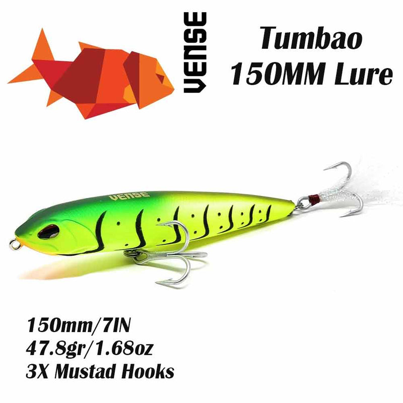 Vense Tumbao150 Surface Evolution Stick Topwater Fishing Lure