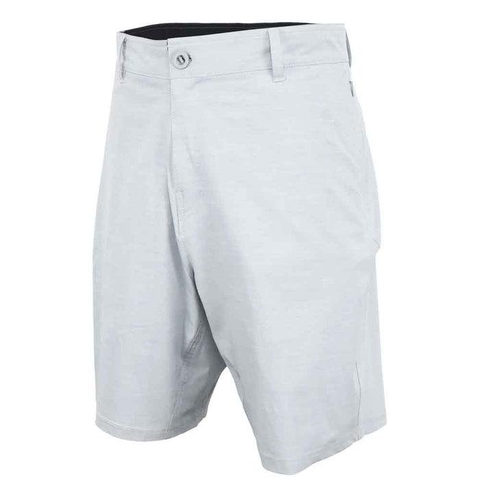 Aftco Light Gray 365 Hybrid Chino Shorts