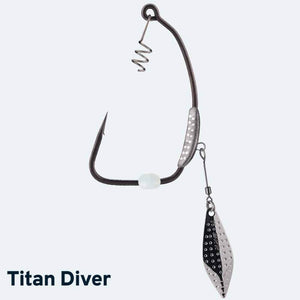 BKK Titan Diver Weighted Swimbait Hook