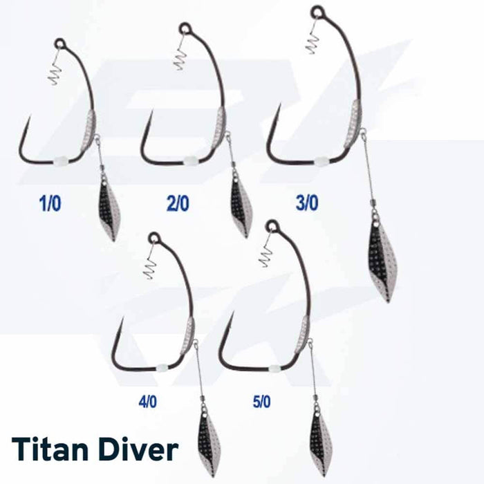 BKK Titan Diver Weighted Swimbait Hook