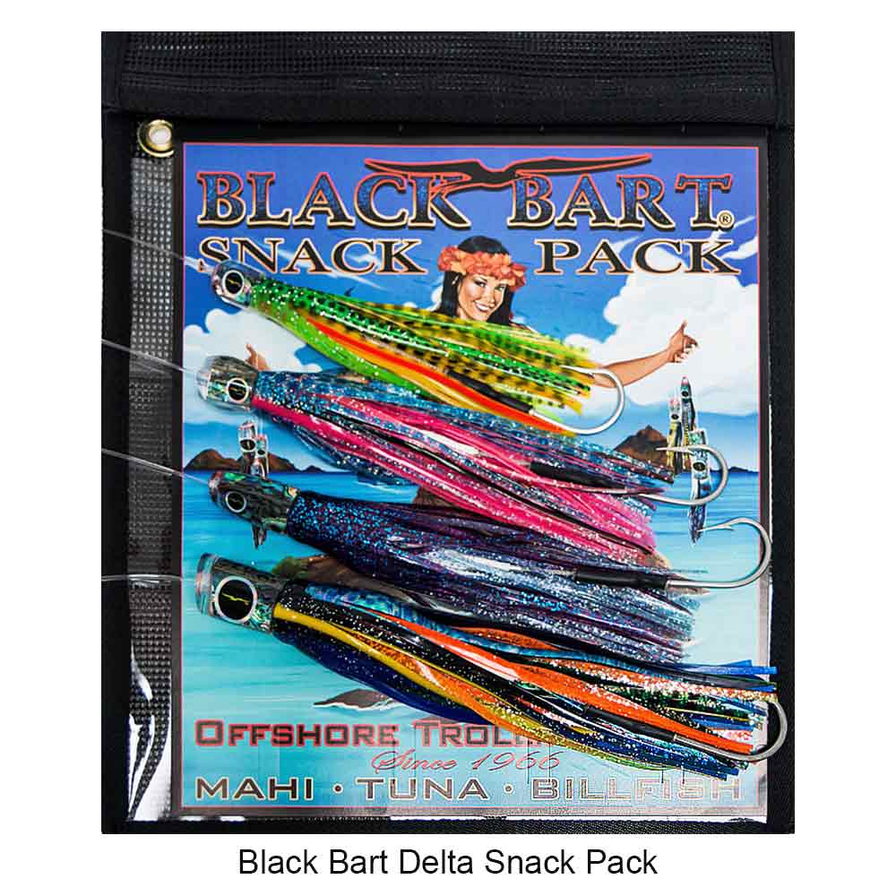 Black Bart Delta Snack Pack Offshore Lure Kit – Capt. Harry's Fishing Supply