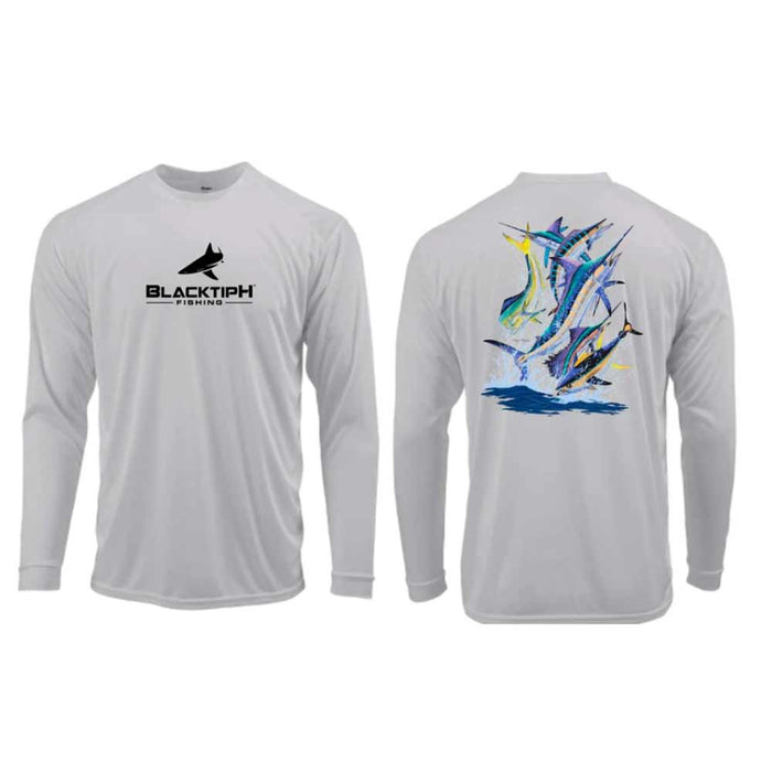 Blacktiph Pelagic Goals Featuring Carey Chen Aluminum L/S Performance Shirt