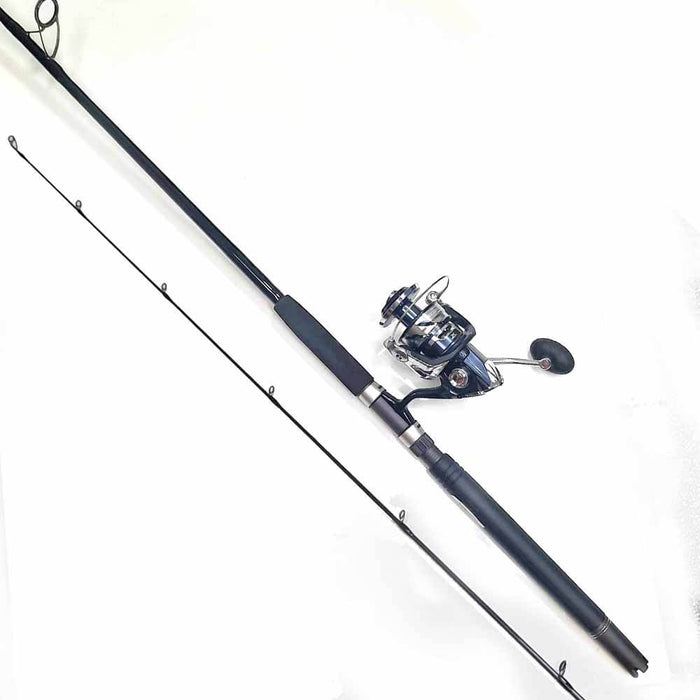 Shimano TwinPower SW C TPSW14000XGC Spinning Reel and Capt Harry's CHS720 Spinning Combo