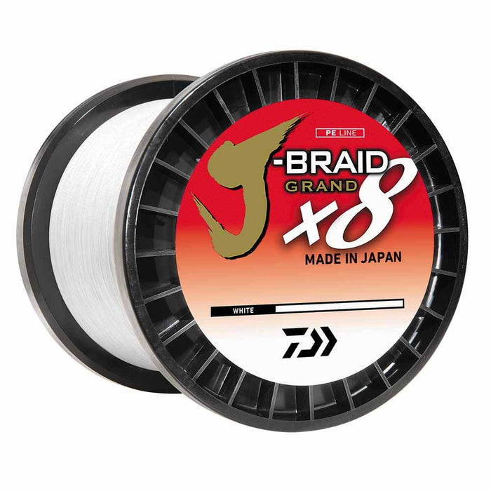 Daiwa J-Braid Grand X8 White 3000YD Braided Line