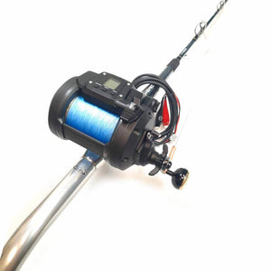 Daiwa Tanacom 1200 Electric Reel 6'6 60-150lb Deep Drop Rod Combo with Braid