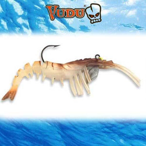 Egret Baits Jumbo Vudu Shrimp 4" 2PK