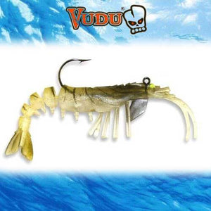 Egret Baits Jumbo Vudu Shrimp 4" 2PK