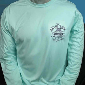 Capt Harry's L/S Seafoam Beeline Sailfish L/S Performance Shirt