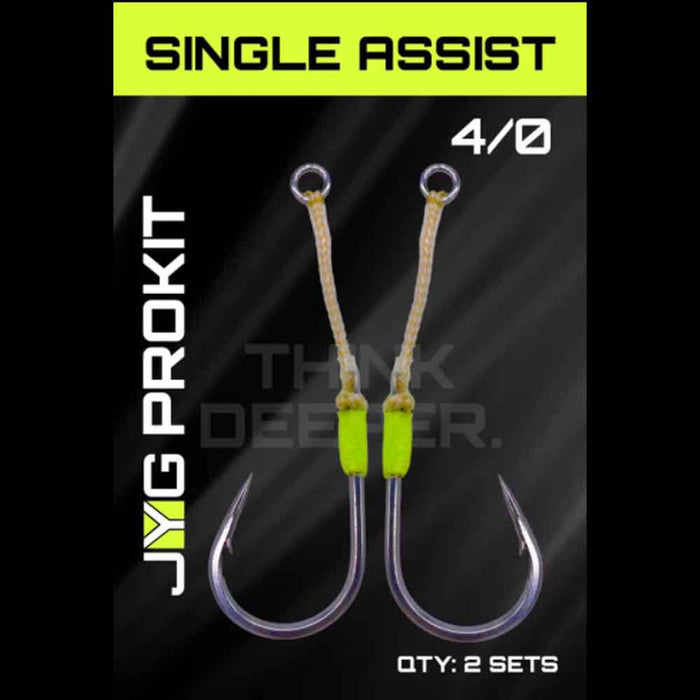 JYG ProFishing 4/0 Single Assist Hook