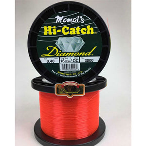 Momoi's Hi-Catch 3000yds Diamond Orange Crush Monofilament