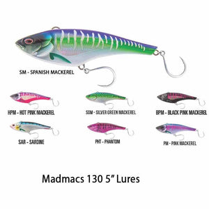 Nomad 130 Madmacs 5IN Sinking High Speed Lure