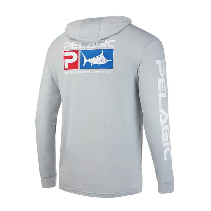 Pelagic Light Grey Aquatek Icon L/S Hoody