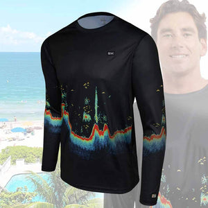 Pelagic Vaportek LS Black Sonar Performance Shirt