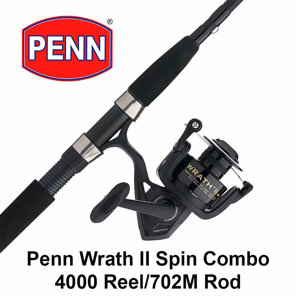 PENN Saltwater Fishing Rod-Reel Combo FIERCE IV Boat 30-50lb 6000 CMB