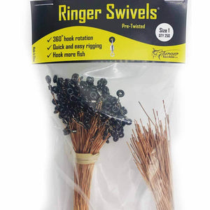 Pre-Twisted #1 Ringer Swivels