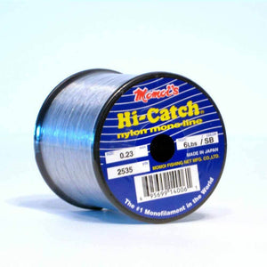 Momoi Smoke Blue Hi-Catch Mono 1/4LB Fishing Line