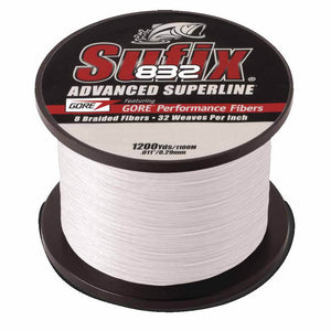 Sufix 832 Advanced Superline Braid Ghost White 1200YDS