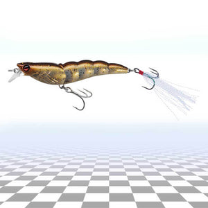 Yo-Zuri R1162 Crystal 3D Shrimp 3.5 IN Plug