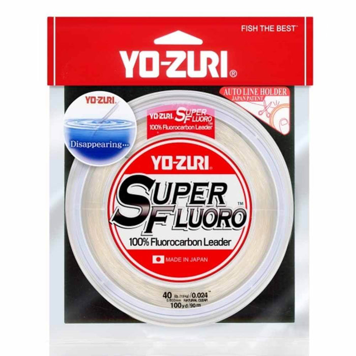 Yo-Zuri Superfluoro Fluorocarbon Leader 100Yd Spool