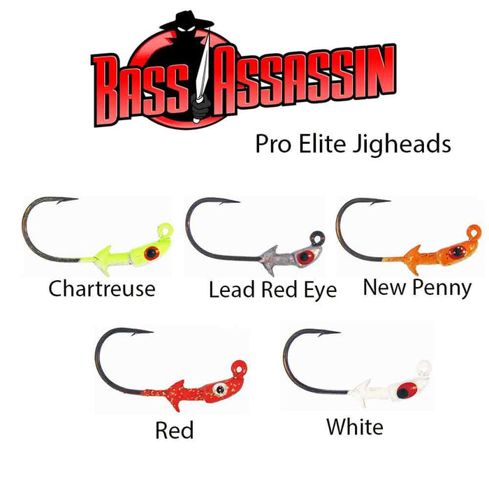 Bass Assassin 3/4OZ  Pro Elite Jighead 3Pk