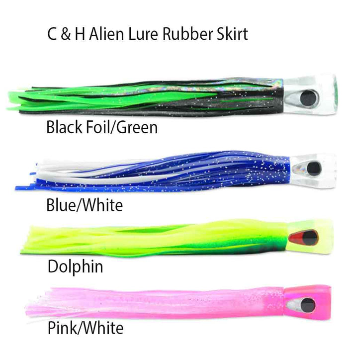 C&H Alien Lure Soft Rubber Skirt