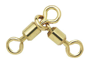 6/0 Brass 3-Way Swivel