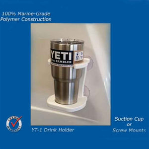 Deep Blue Marine Products Yeti Boat Drink Holders With Suction Cups