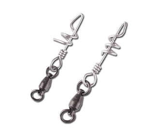 Double Ring Corkscrew Snap 2pk