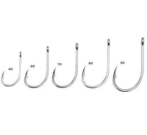 Gamakatsu Octopus, 4X Strong, Offshore Offset, Straight Eye Hooks Value Pack