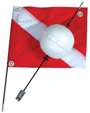 Dive Float Ball 2Pc 4Ft W/Flag