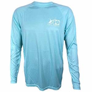 Capt. Harry's Aqua Double Hook L/S UPF50 Performance Shirt