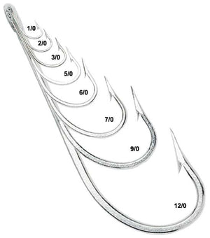 Mustad 34091DT O'Shaugnessy Open Eye Hooks 100pk