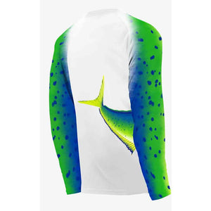 Youth L/S Mahi Wrap Around Performance Shirt UPF50