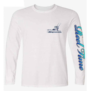 Youth L/S Three Sharks Performance Shirt UPF50