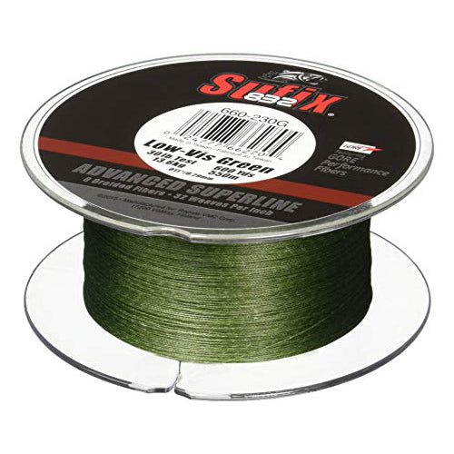 Sufix 832 Advanced Superline Braid Lo-Vis Green 600YDS