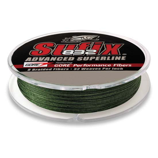 Sufix 832 300yds Advanced Superline Braid Lo-Vis Green