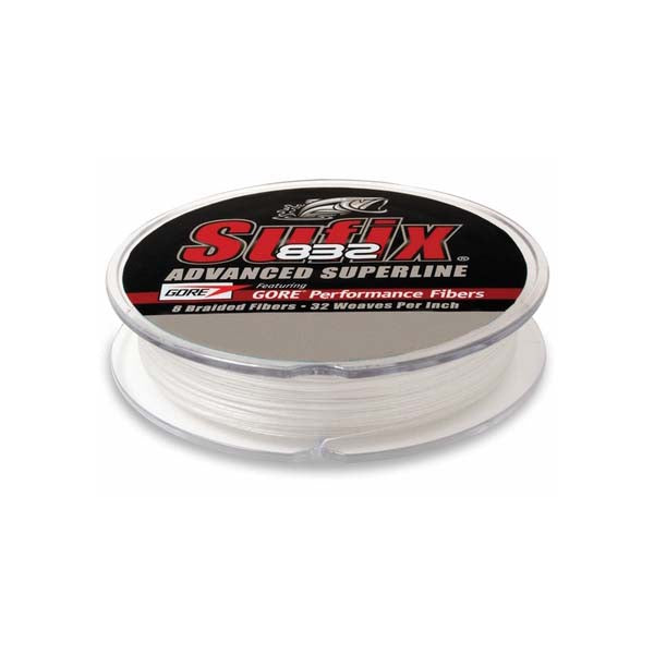 Sufix 832 Advanced Superline 300 Yds Ghost White